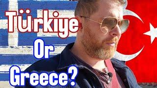 The Truth Of Which Country Is Better To Live In: Turkey or Greece  . Expat Travel Vlog