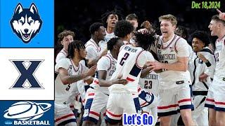 UConn vs Xavier Full Game HIGHLIGHTS  Dec 18,2024 | College basketball 2024 | NCAA Highlights today