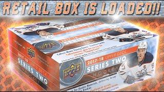 RETAIL BOX IS LOADED!!! - 2017-18 Upper Deck Series 2 Retail Box  - Hockey Card Break