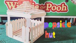 popsickle stick craft||how to make ice cream stick hut||zenith creation