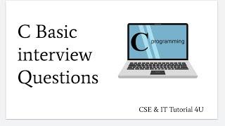 C interview questions in telugu