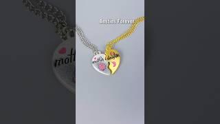 Unboxing surprise gifts for my loved ones! #bff #besties #necklace