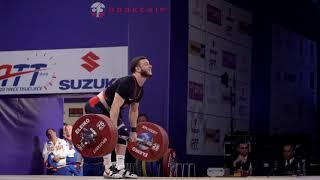 Sergey Petrov (77) - 180kg Clean and Jerk @ 2017 European Championships