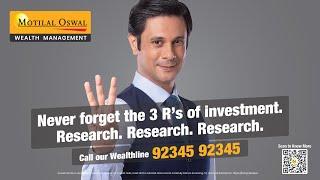Man From Motilal Oswal | The 3 R’s Of Investment