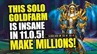 Make MILLIONS w/ This Solo Goldfarm In Patch 11.0.5! WoW The War Within Goldmaking Guide