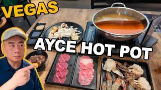 I tried "Nabe Hot Pot". an AYCE restaurant on Spring Mountain, Las Vegas
