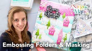 Masking Embossing Folders + a Christmas Shaker! Plus a STAMPtember® Party!