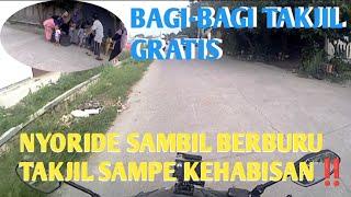 nyoride sambil berburu takjil gratis||sedih kehabisan takjil