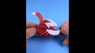 Make a Cute 3D Origami Swan Easily