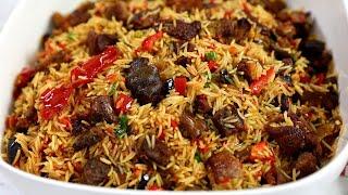 Perfect Goat Meat Fried Rice - Asun Fried Rice : Sisi Jemimah