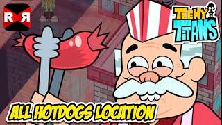 Teeny Titans - All Hotdogs Location - iOS / Android Gameplay Video