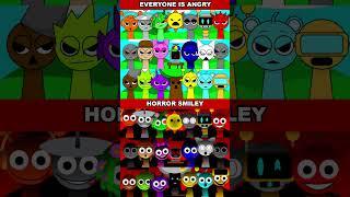 EVERYONE Is ANGRY vs HORROR SMILEY | Scary Expression Showdown!