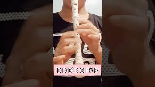 happy birthday recorder flute play along