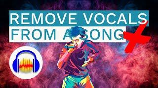 How to Remove Vocals From a Song Using Audacity