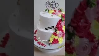 2 tier birthday cake#2tiercakedecoration#alishacakehouse#cake#viralcakevideo#foodie#cakelove