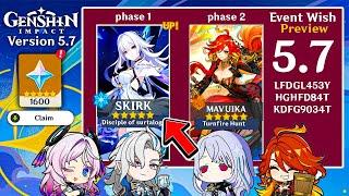 5.7 LIVESTREAM! New Codes, New Banners, Events, Dainsleif, New Abyss & More - Genshin Impact