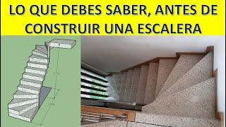 CÓMO PROYECTAR UNA ESCALERA - CALCULAR PASOS Y CONTRAPASOS