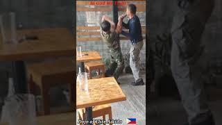 Bar Trouble - Aikido knife Disarming #selfdefense #shorts