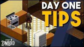 Tips For Surviving Day One On Project Zomboid! First Day Tips & Tricks For New Players!