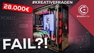 Ein FAIL? Die 28.000€ HÖLLENMASCHINE von PC WELT dieses Jahr? #KreativeFragen 250