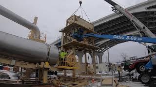 ALmix ALB-1500 Batch Asphalt Plant Install