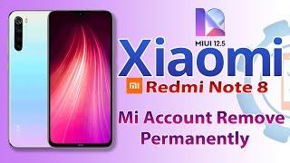 Xiaomi Redmi Note 8 Mi account Remove permanently By Hydra Tool 2021 | Mi Account No Auto Relock