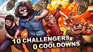 10 CHALLENGER PLAYERS 0 COOLDOWNS FT. THEBAUSFFS SPEARSHOT NAAYIL ETC.