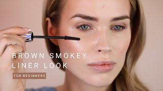 Easy Brown Smokey Liner │ For Beginners │ IDUN Minerals