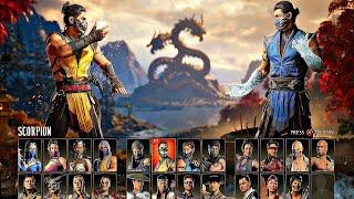 Mortal Kombat 1 - All Characters & All Kameo Characters (FULL ROSTER)