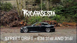 Rain street drift I Touge Drift l bmw e36 325i l POV Drifting