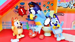 BLUEY Toy's Helping Journey: How Jealous Bluey Becomes a Good Kid? - Learning Videos For Kids!