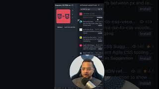 HTML to CSS extension #vscode