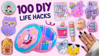 100 DIY - EASY LIFE HACKS AND DIY PROJECTS YOU CAN DO IN 5 MINUTES - CARDBOARD CRAFTS, HOME DECOR ..