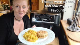 Ninja Air fryer Homemade Salmon fish cakes