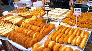 Various and delicious Korean traditional market food! Awesome food videos. TOP 10 / street food