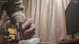 Amazing trick. Flame hovering in the air. The secret of the trick