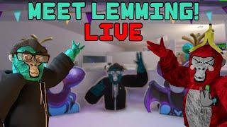 Meet Lemming in Game! | Gorilla Tag Live