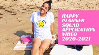 2020-2021 Happy Planner Squad Application