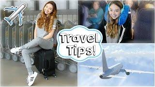 Airplane/Travel Tips + Easy Makeup & Outfit! | Meredith Foster