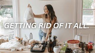 decluttering my *entire* house in 2 hours | minimalist decluttering