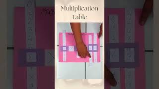 Multiplication Table | Project | Working Model | tlm | Project of Tables