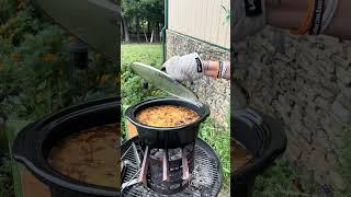 Cooking Taco Soup With No Power after Helene