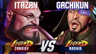 SF6 ▰ ITAZAN (Zangief) vs GACHIKUN (Rashid) ▰ High Level Gameplay