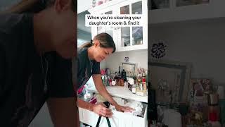 It’s always fun cleaning Olivia’s room