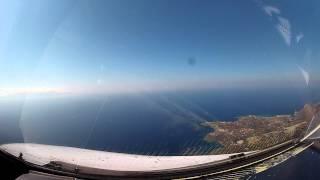 Chania, LGSA Cockpit view take-off rwy 29