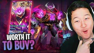 How Much Is New Atlas Skin Mecha Infernus? Review and Gameplay | Mobile Legends