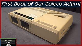 Our Coleco Adam, Is It Broken? (Probably) - First Boot