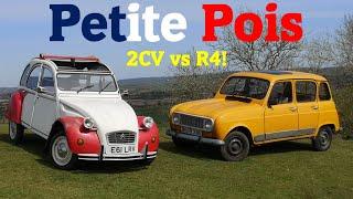Citroën 2CV vs Renault 4 - French People's Car Fight! (1988 2CV6 Dolly & 1985 R4 GTL Road Test)
