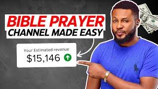 How to Create Evergreen VIRAL Bible Inspirational Prayer Videos | Easy Faceless YouTube Niche