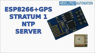 ESP82266 + GPS STRATUM 1 NTP SERVER